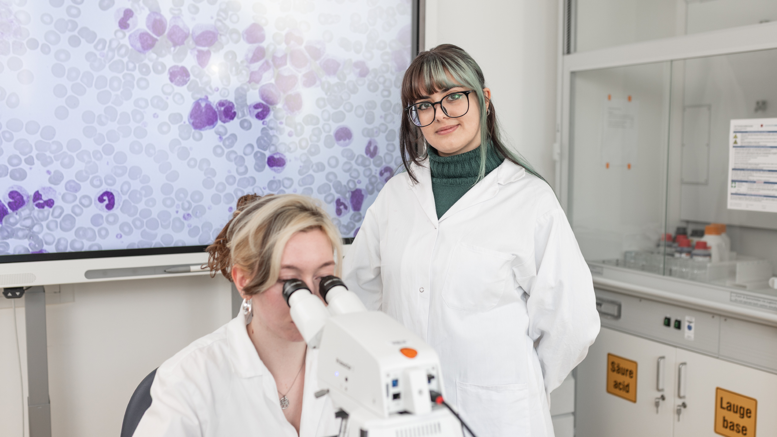 Titelbild Medizinische Technologin und Medizinischer Technologe für Laboratoriumsanalytik (MT-LA)