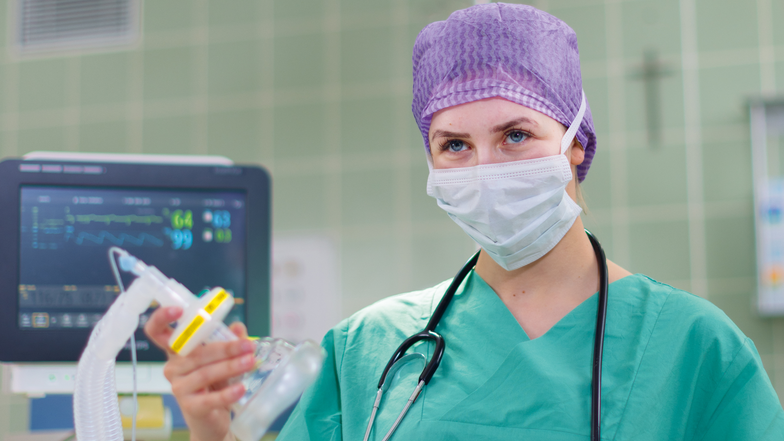 Kampagnenmotiv Anästhesietechnische Assistentin und Anästhesietechnischer Assistent (ATA)