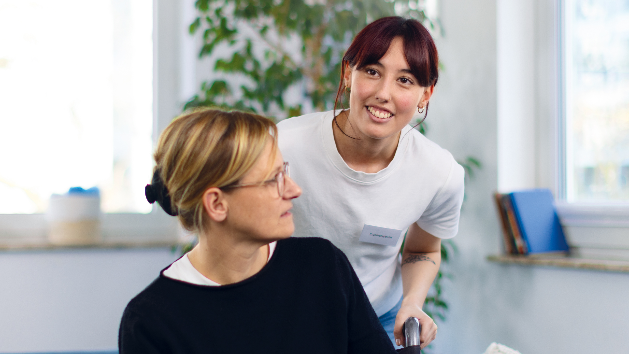 Kampagnenmotiv Ergotherapeutin und Ergotherapeut